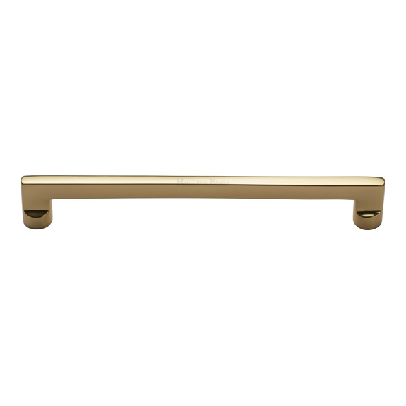 C0345 203-PB • 203 x 222 x 35mm • Polished Brass • Heritage Brass Trident Cabinet Pull Handle